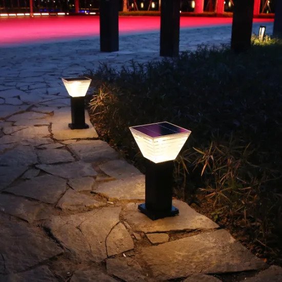 Square Solar Garden Light